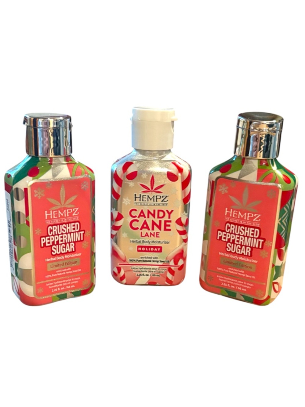 HEMPZ➕3 Holiday Limited Edition Lotions NWT